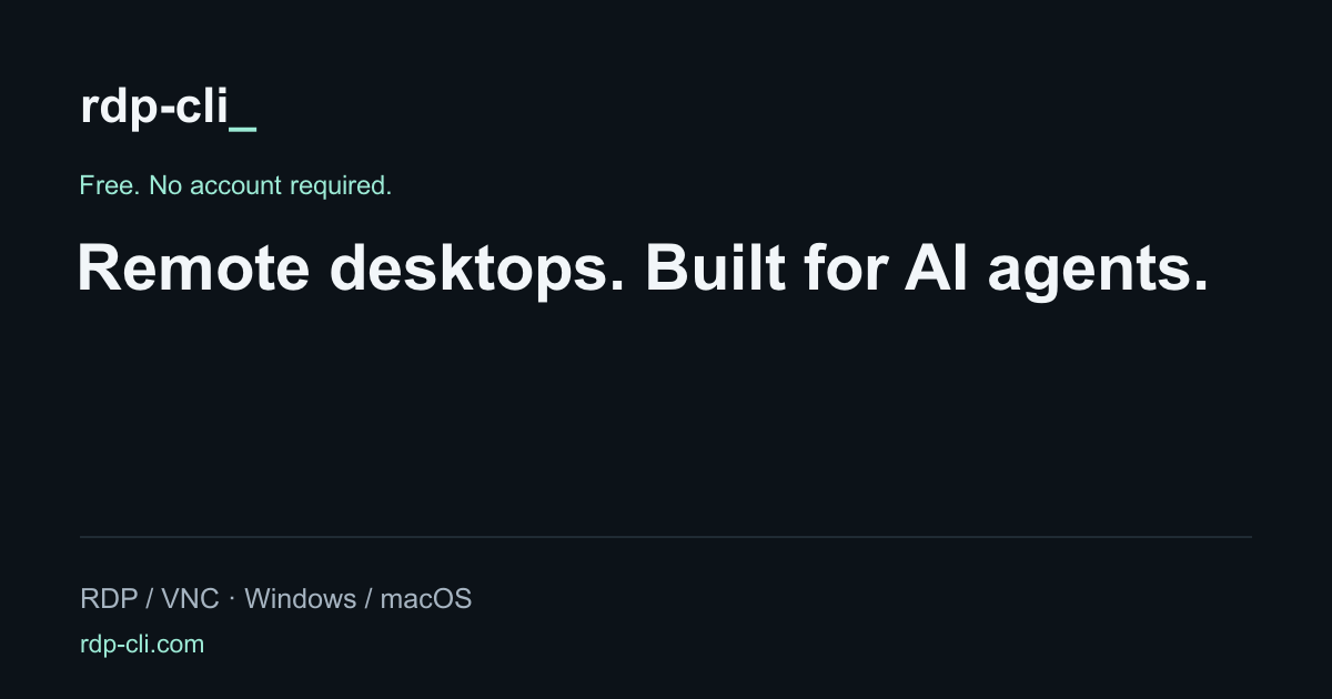 I built a free RDP/VNC automation tool after getting tired of repetitive remote desktop work